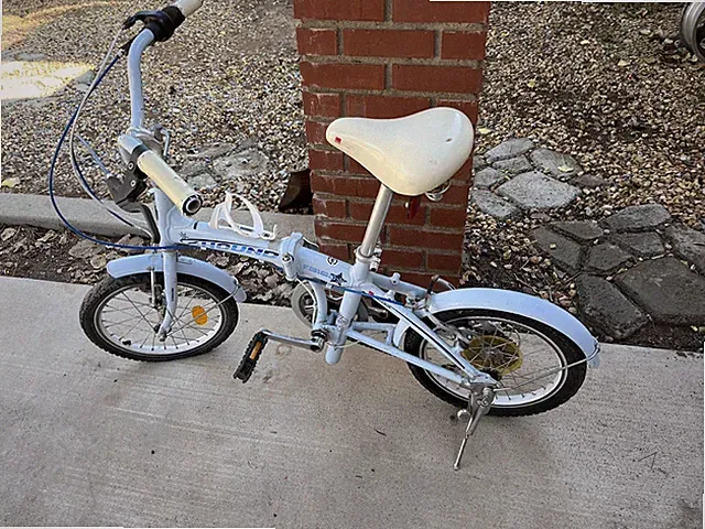 Aluminum 16” Adult Folding Bicycle Camping Bike Classic